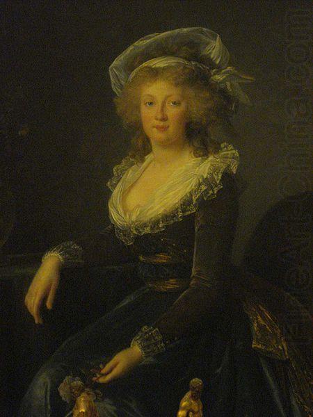 eisabeth Vige-Lebrun Portrait of Maria Teresa of Naples and Sicily china oil painting image